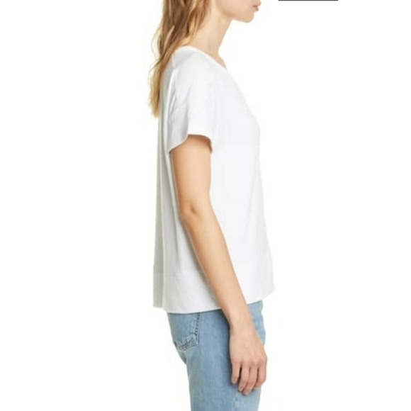 RAG & bone Ramona tee shirt sz. xxs white. NWT - Picture 3 of 8